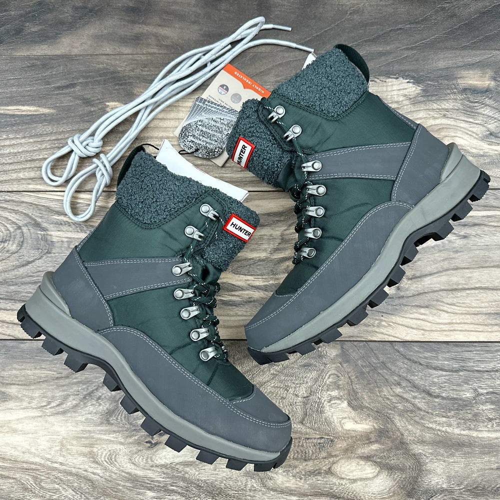 NIB Hunter Recycled Poly Commando Boots Waterproof Insulated 8 39 - Picture 2 of 12
